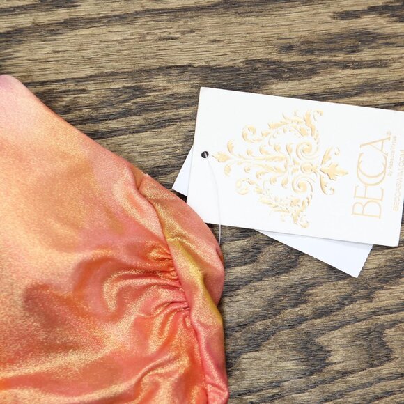 NWT Becca Womens Standard Solar Energy One Piece Swimsuit 311057 Multi Pink M - Picture 6 of 8